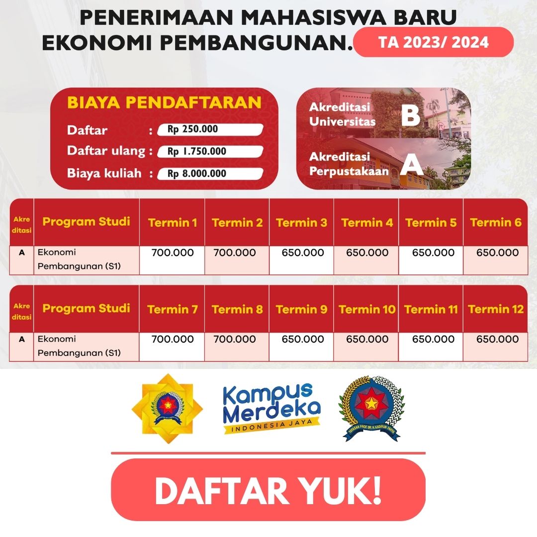 Pendaftaran Ekonomi Pembangunan Panca Budi