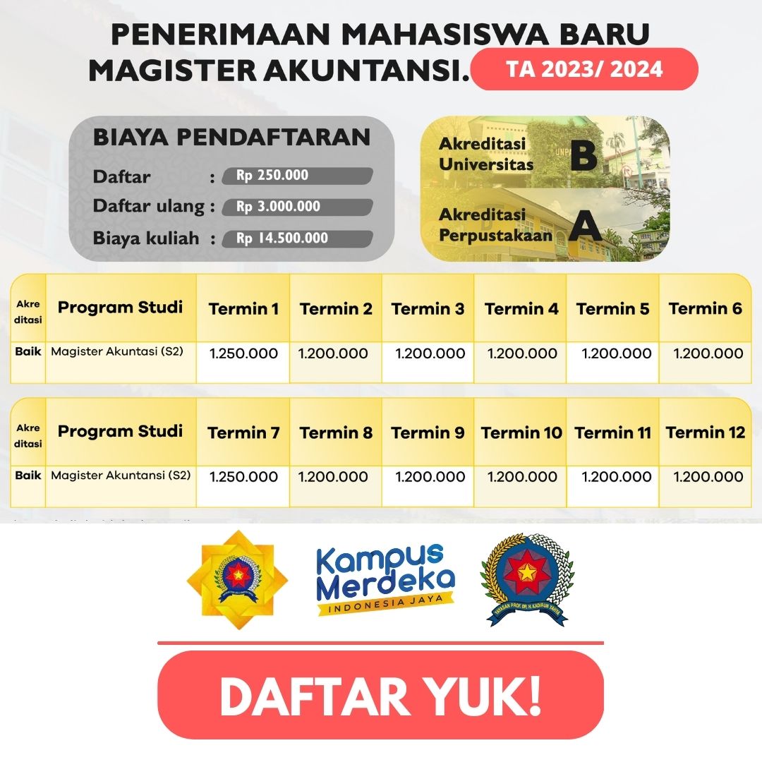 Pendaftaran Magister Akuntansi Panca Budi