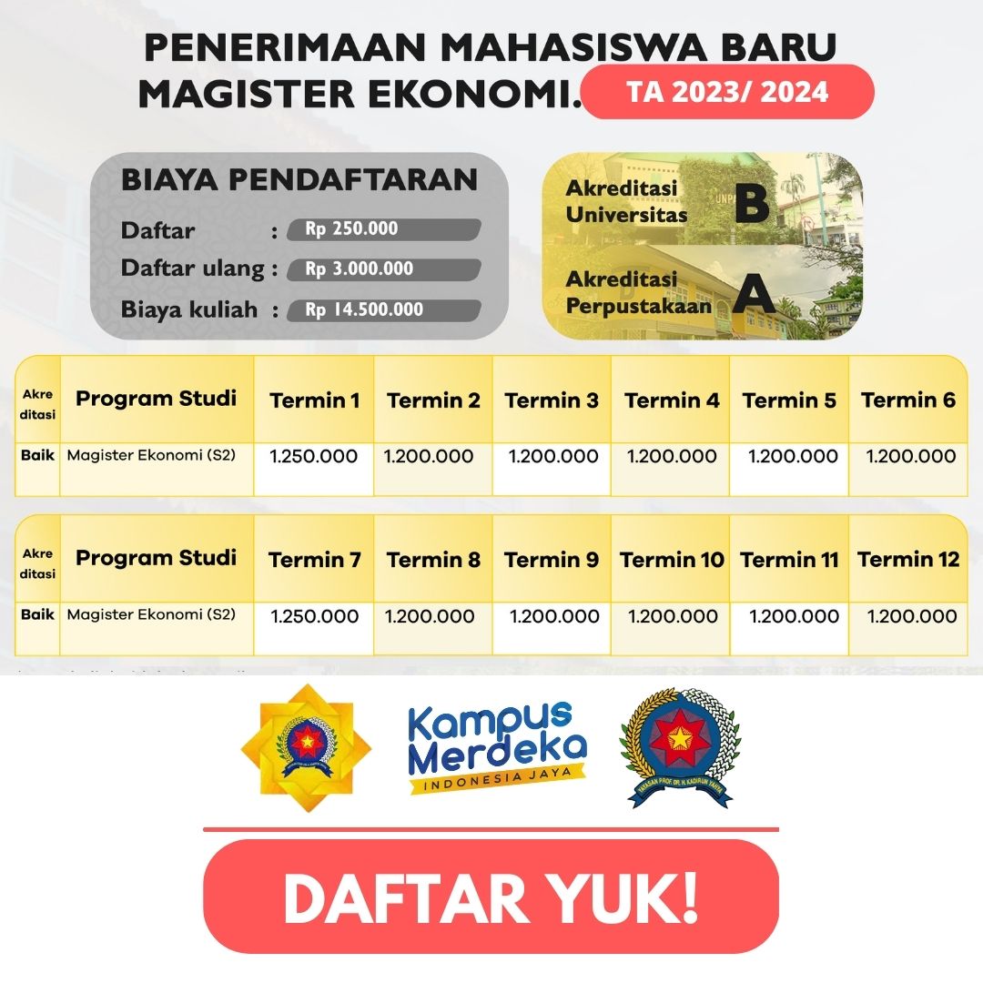 Pendaftaran Magister Ekonomi Panca Budi