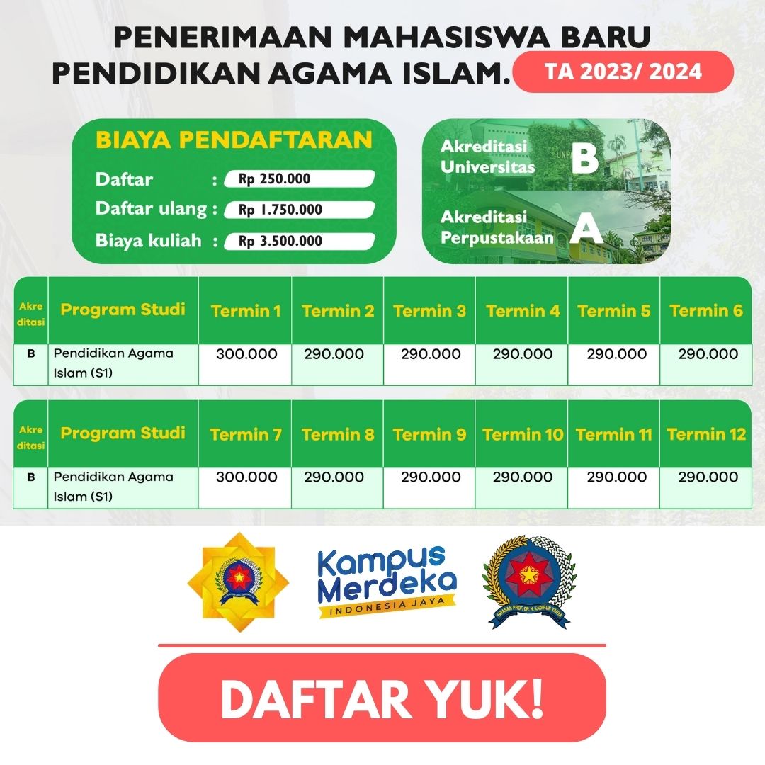 Pendaftaran Pendidikan Agama Islam Panca Budi