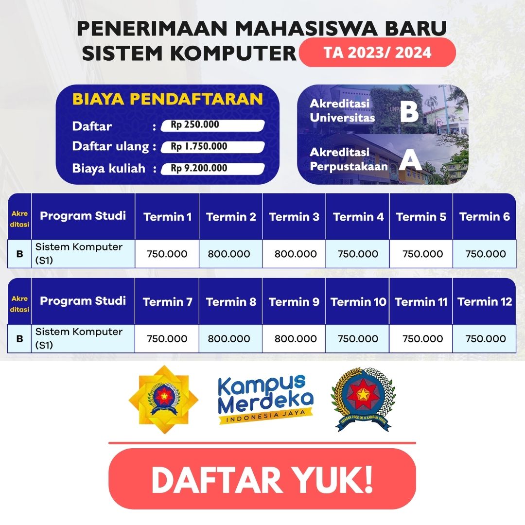 Pendaftaran Sistem Komputer Panca Budi