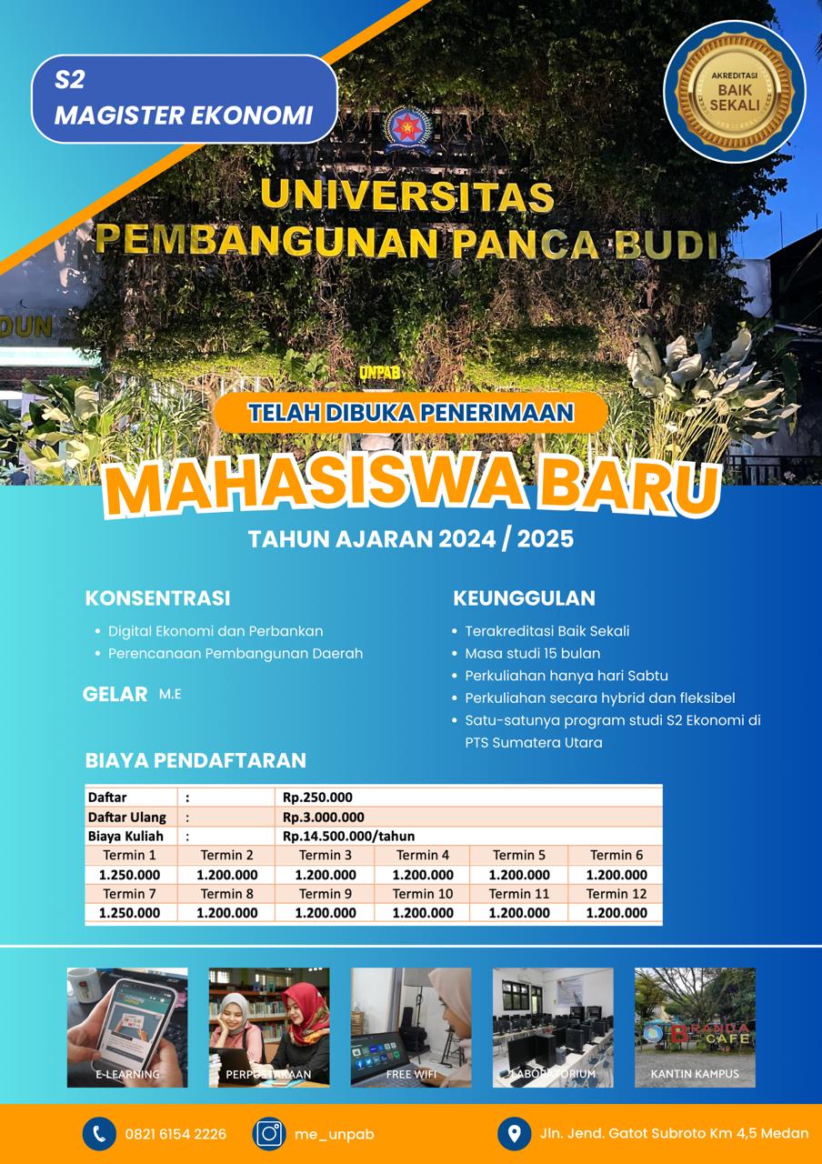Mengapa Memilih Program Studi Magister Ekonomi di Universitas Pembangunan Panca Budi?